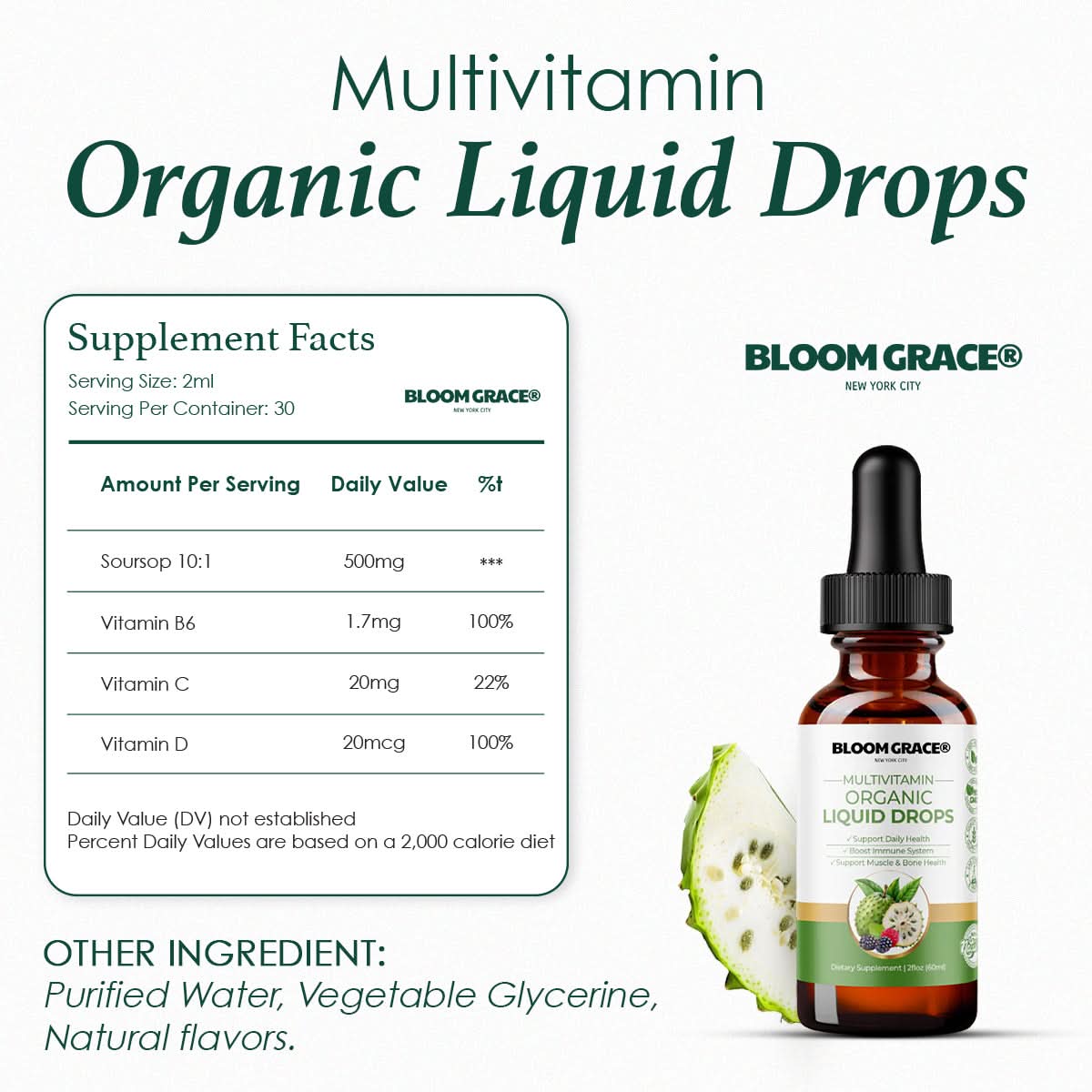100% Organic Soursop Extract©