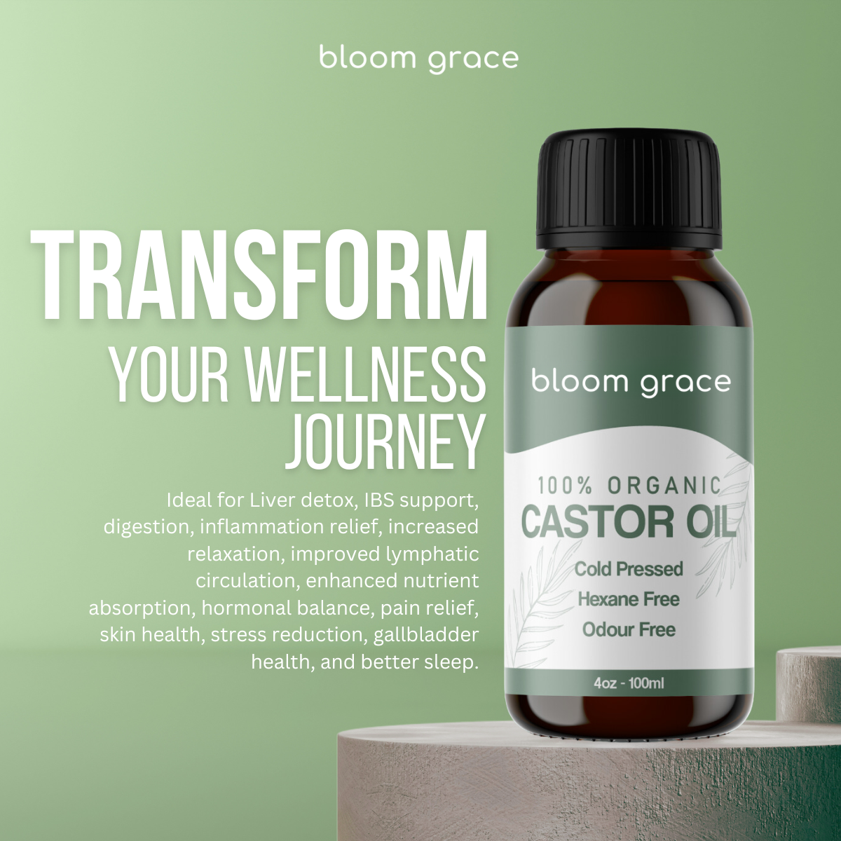 Liver Wellness Pack© (Wrap + Castor Oil)